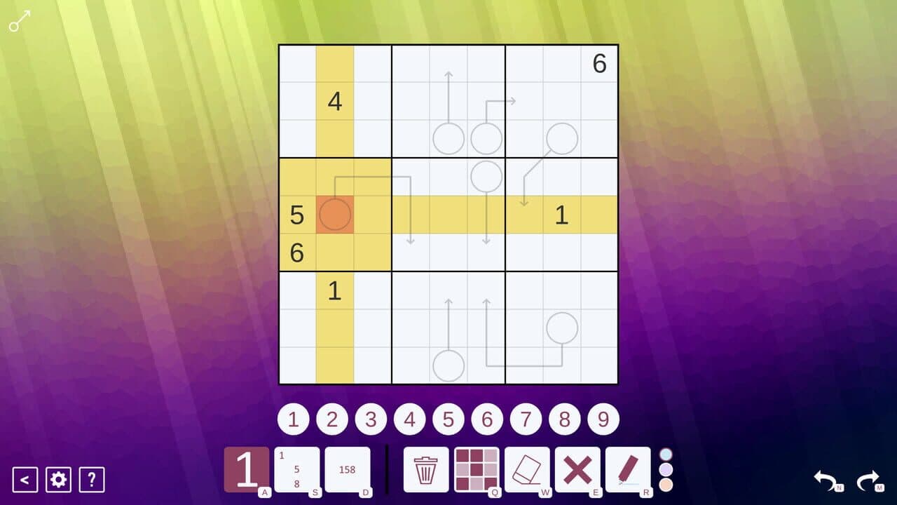 Arrow Sudoku screenshot 1