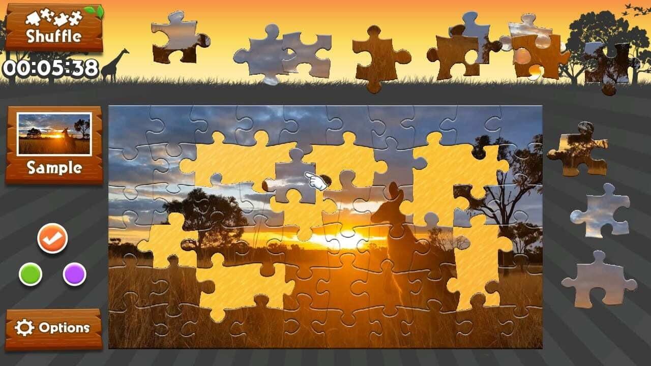 Animated Jigsaws: Wild Animals screenshot 1