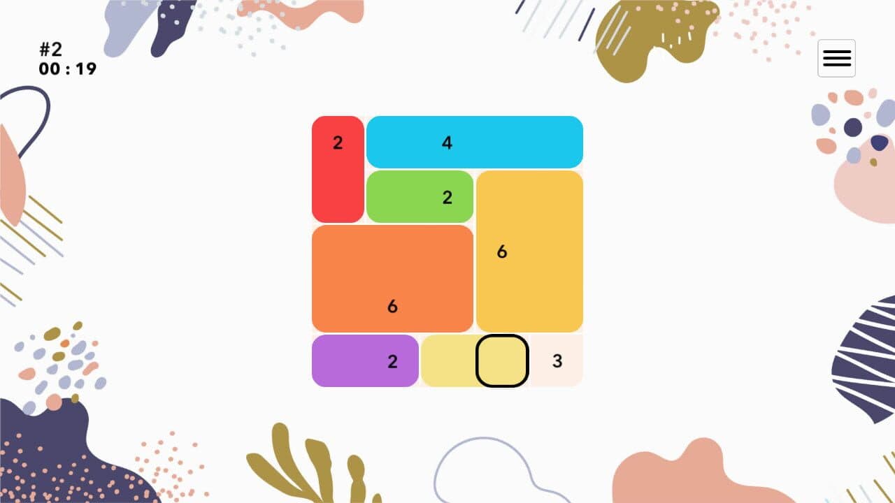 Shikaku Shapes screenshot 1