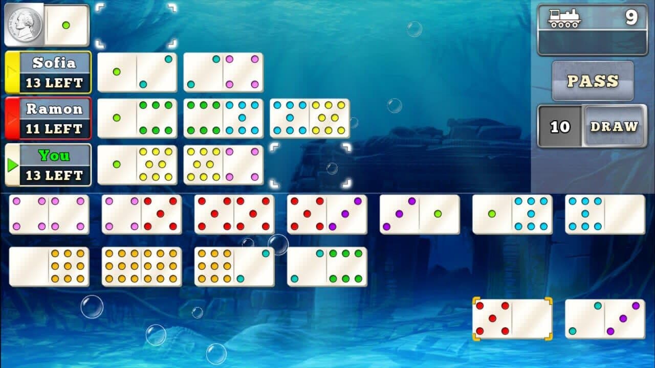 Mexican Train Dominoes Gold thumbnail 2