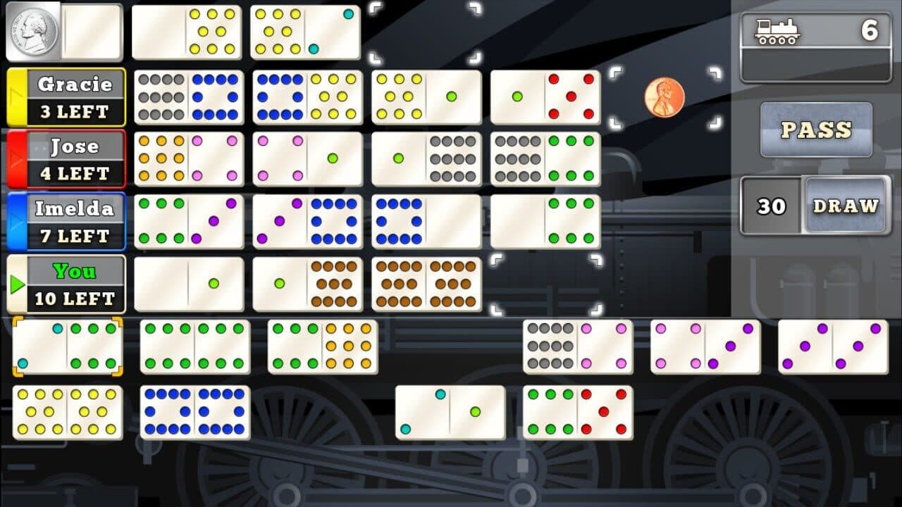Mexican Train Dominoes Gold thumbnail 4