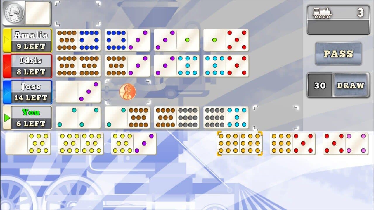 Mexican Train Dominoes Gold thumbnail 5