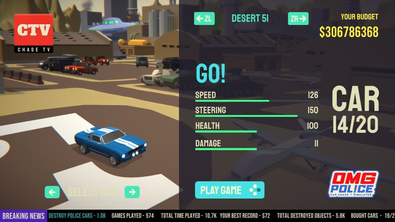 OMG Police: Car Chase TV Simulator thumbnail 2
