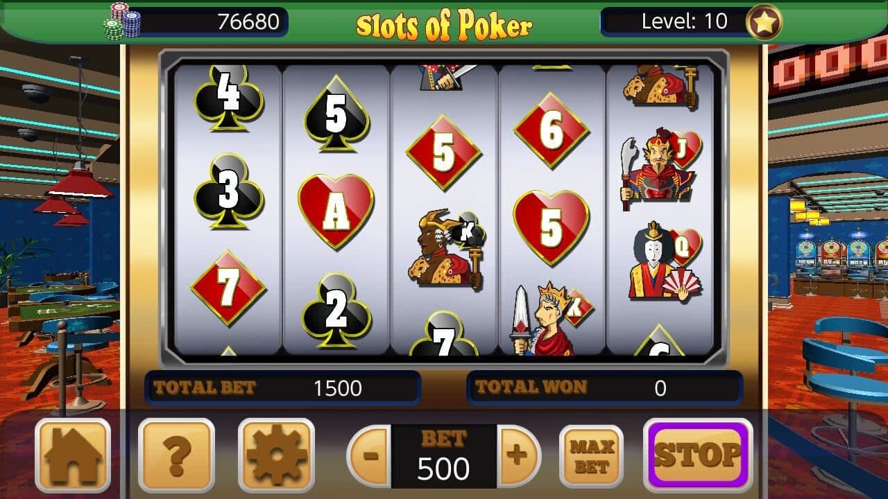 Slots of Poker at Aces Casino screenshot 1