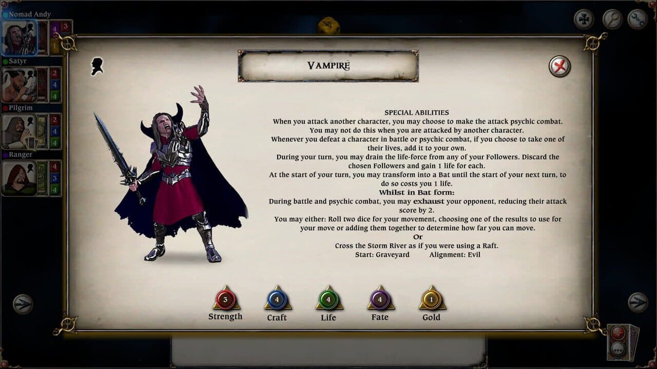 Talisman: Digital Edition - Vampire thumbnail 2