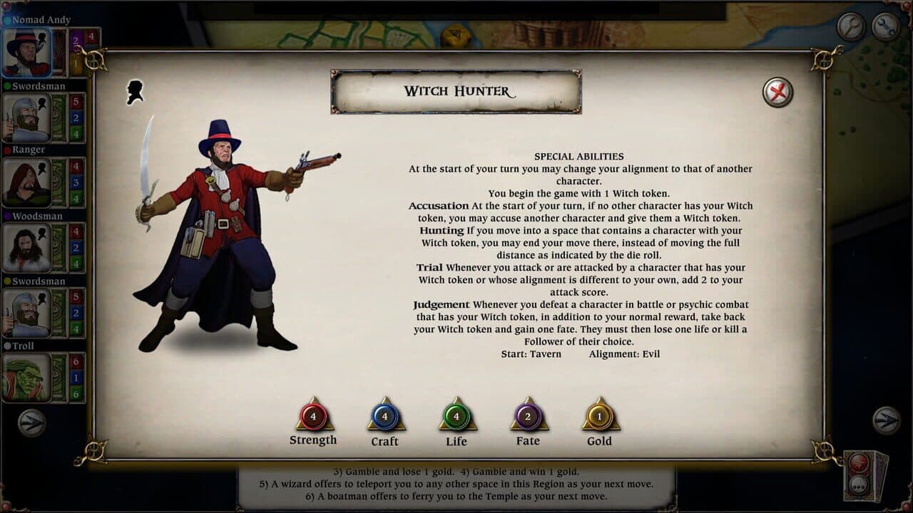 Talisman: Digital Edition - Witch Hunter screenshot 1