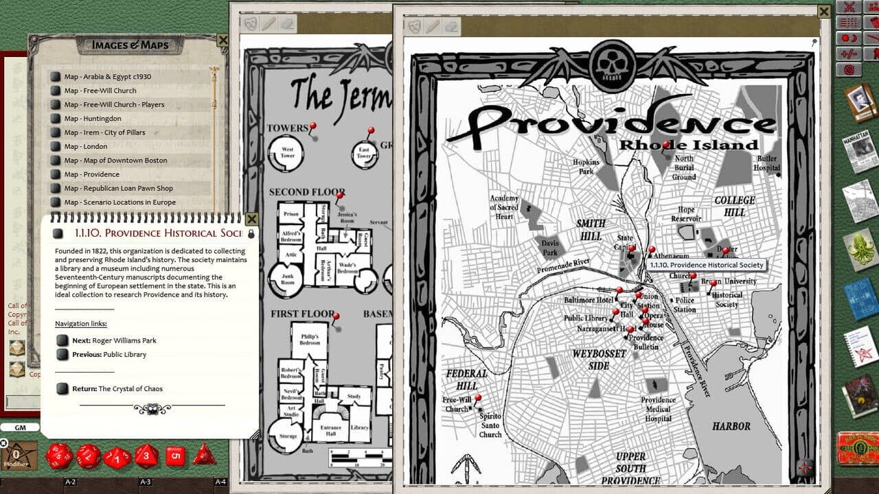 Fantasy Grounds: Call of Cthulhu - The House of R'lyeh screenshot 1