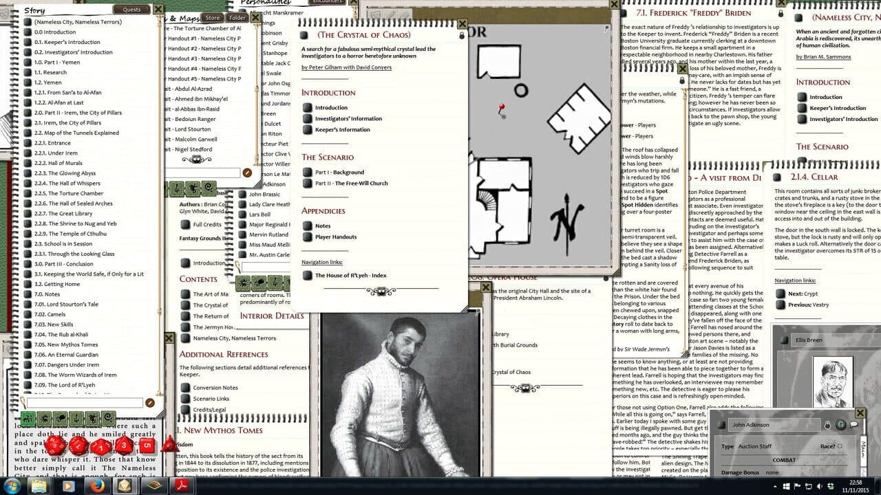 Fantasy Grounds: Call of Cthulhu - The House of R'lyeh thumbnail 5