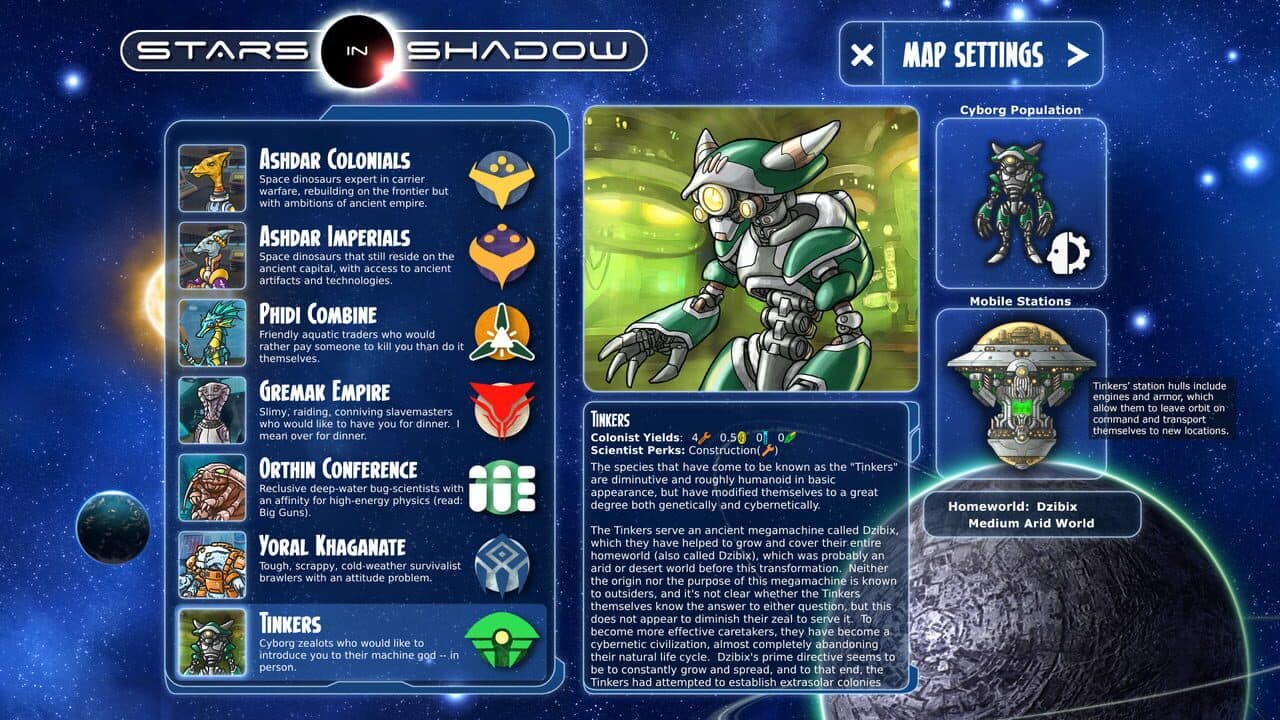 Stars in Shadow: Legacies screenshot 1