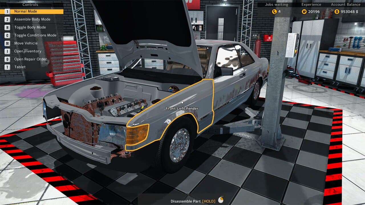 Car Mechanic Simulator 2015: Mercedes-Benz screenshot 1