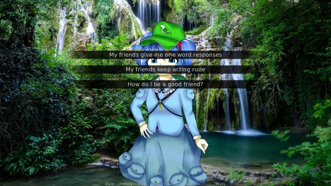 Sakuya Izayoi Gives You Advice and Dabs: Nitori Kawashiro Offers You Advice in Exchange for Cucumbers and Eats the Cucumbers thumbnail 4