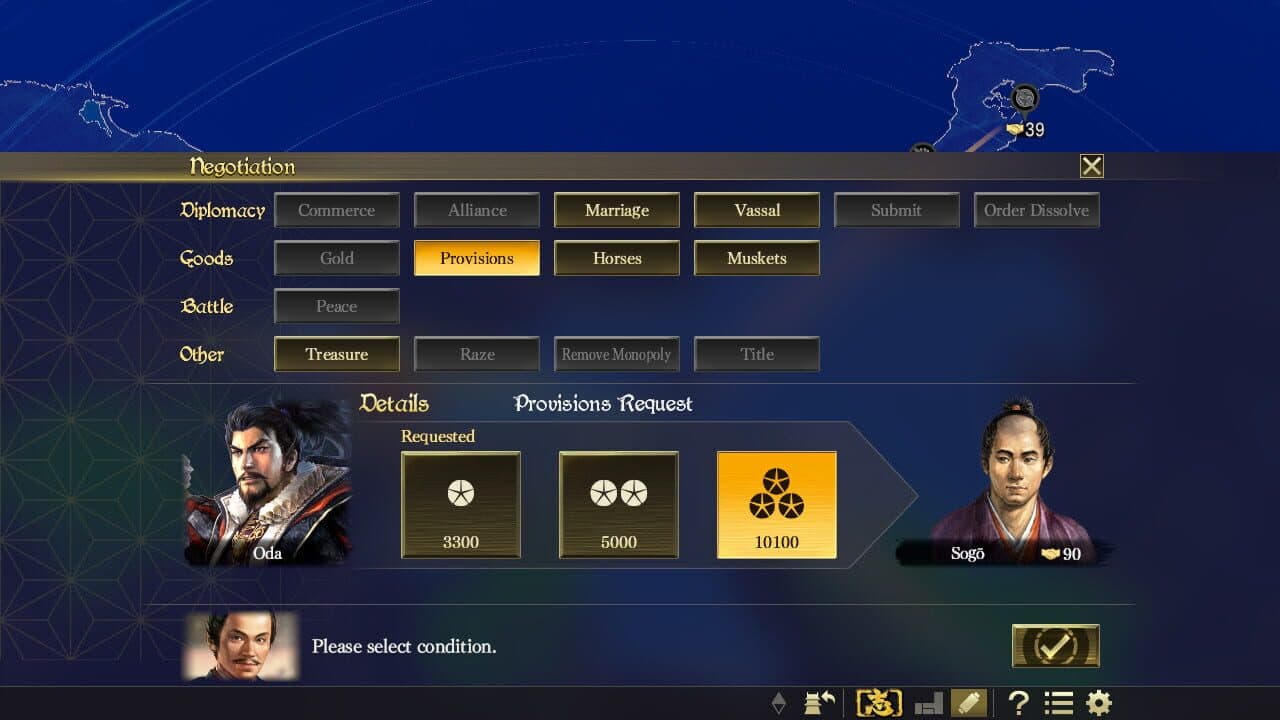 Nobunaga's Ambition: Taishi - The Battle of Nagashino Scenario screenshot 1