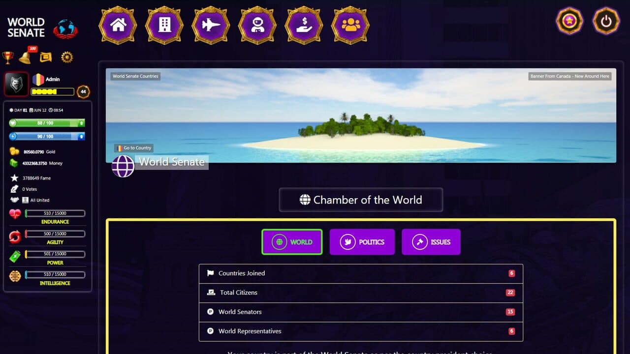 World Senate Game - Free Online Multiplayer Game thumbnail 12