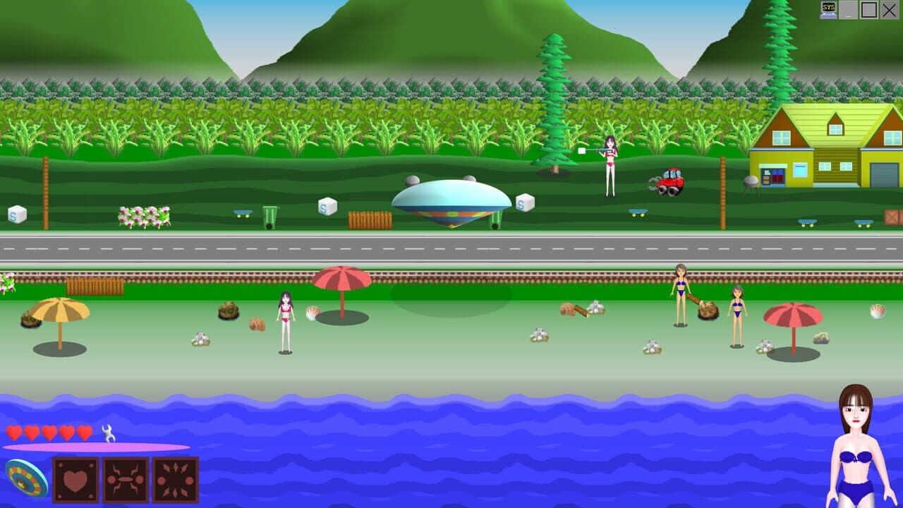 UFO vs. Bikini screenshot 1