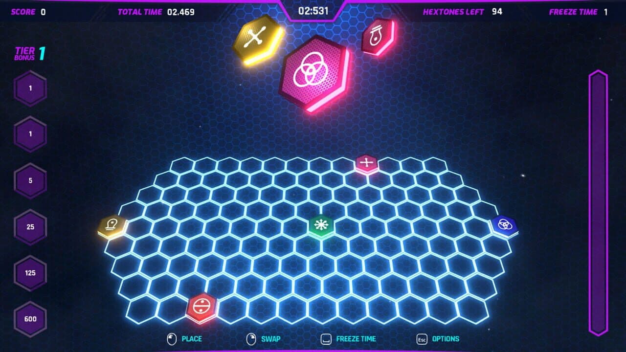 Hextones: Spacetime screenshot 1