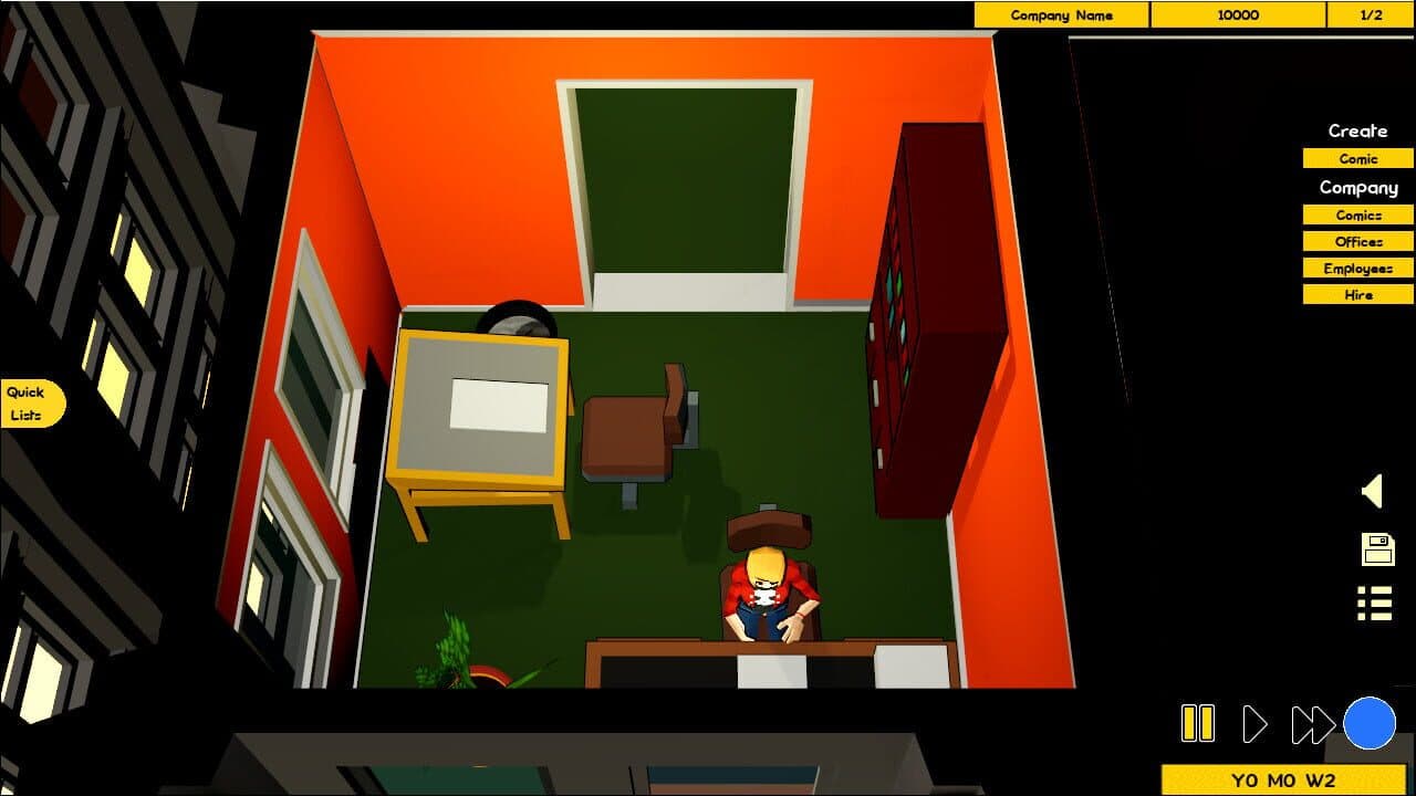 Comic Company Manager screenshot 1