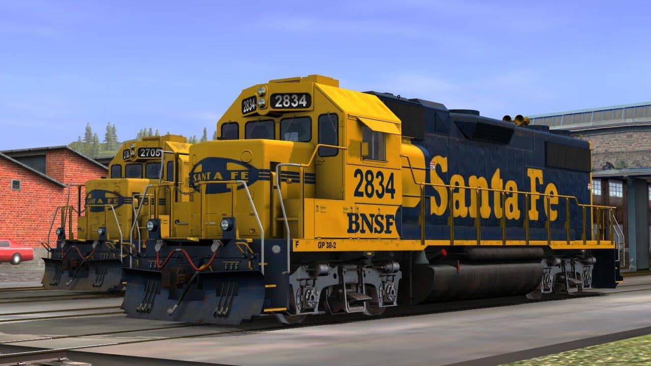 Trainz Railroad Simulator 2019: ATSF GP38-2 Santa FE screenshot 1