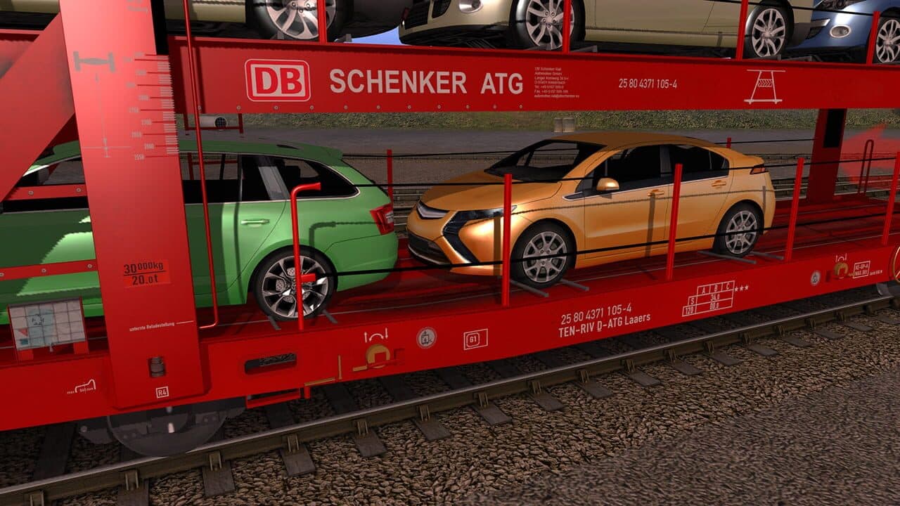 Trainz Railroad Simulator 2019: Laaers Car Transporter thumbnail 2