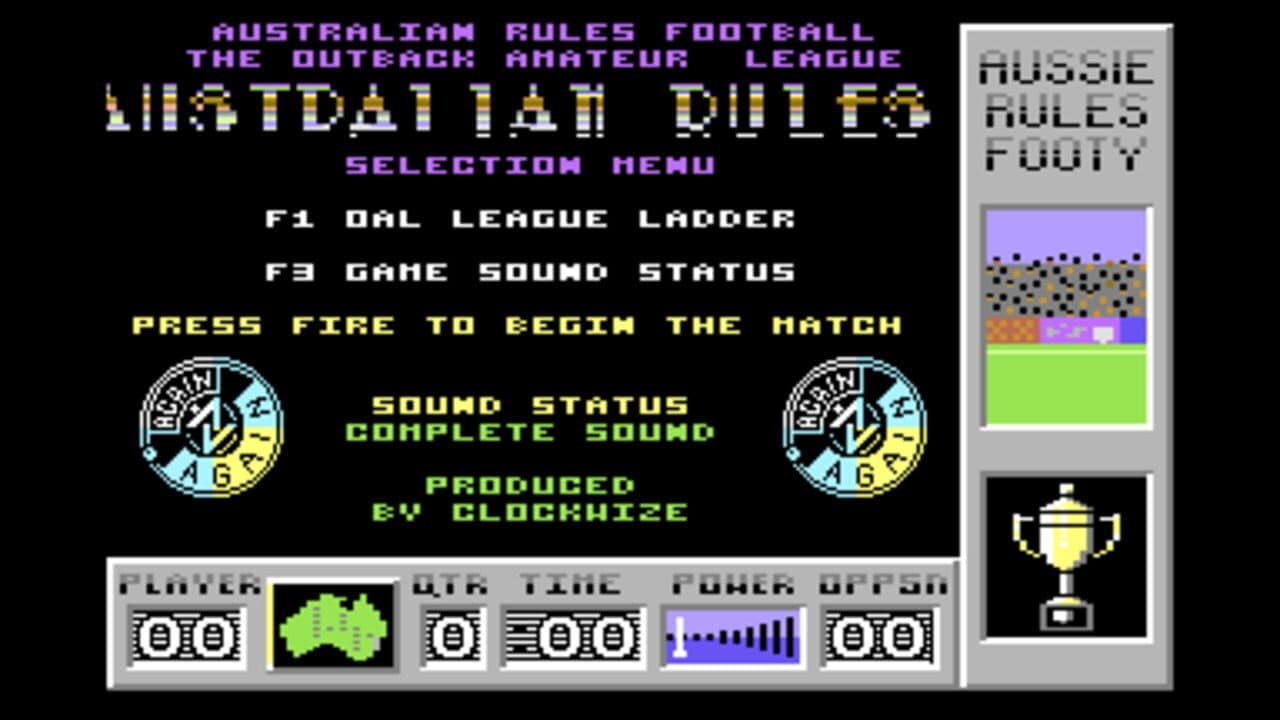 Australian Rules Football screenshot 1