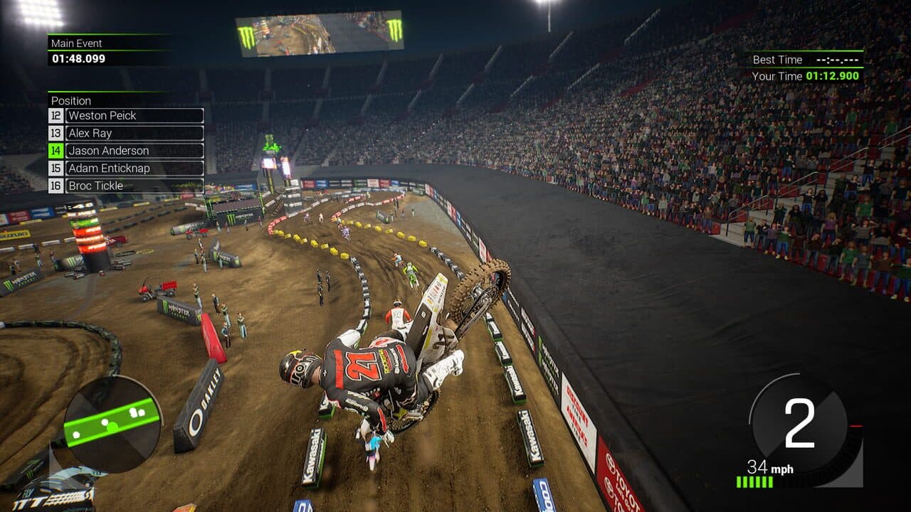 Monster Energy Supercross: The Official Videogame 2 - Los Angeles Memorial Coliseum screenshot 1