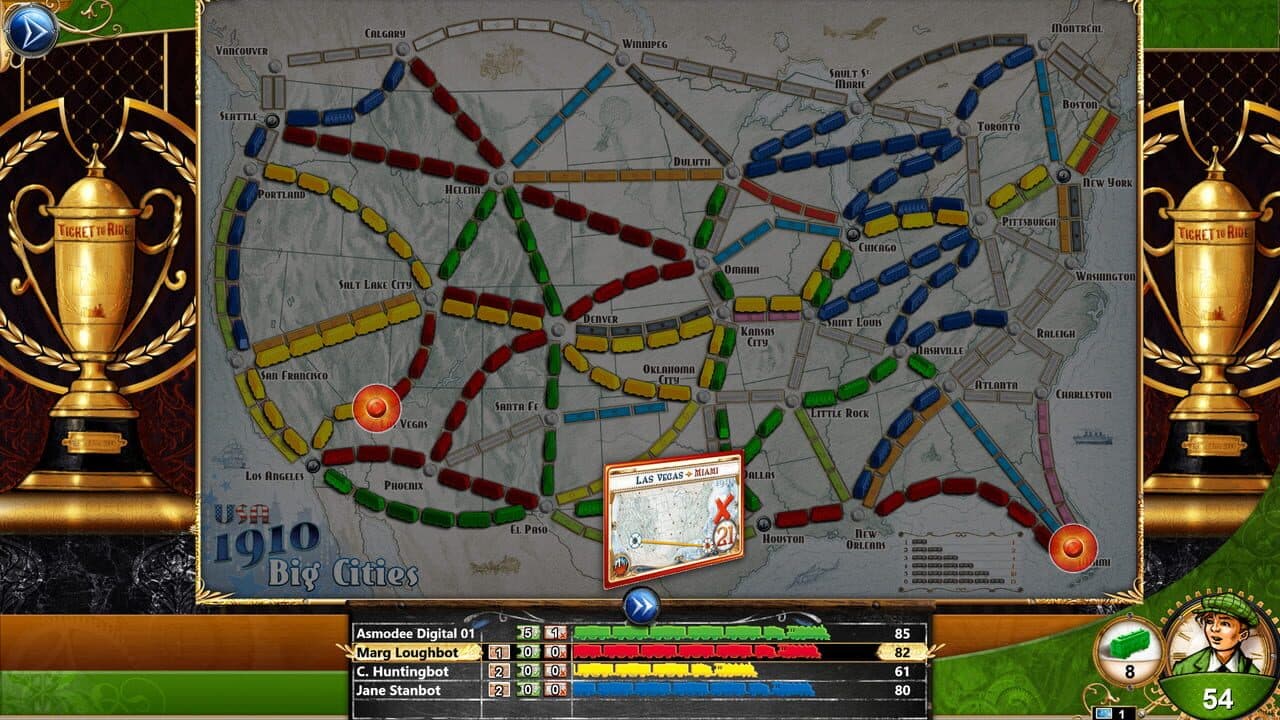 Ticket to Ride: USA 1910 screenshot 1