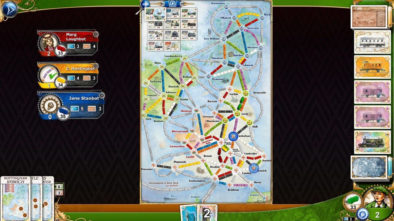 Ticket to Ride: United Kingdom screenshot 1