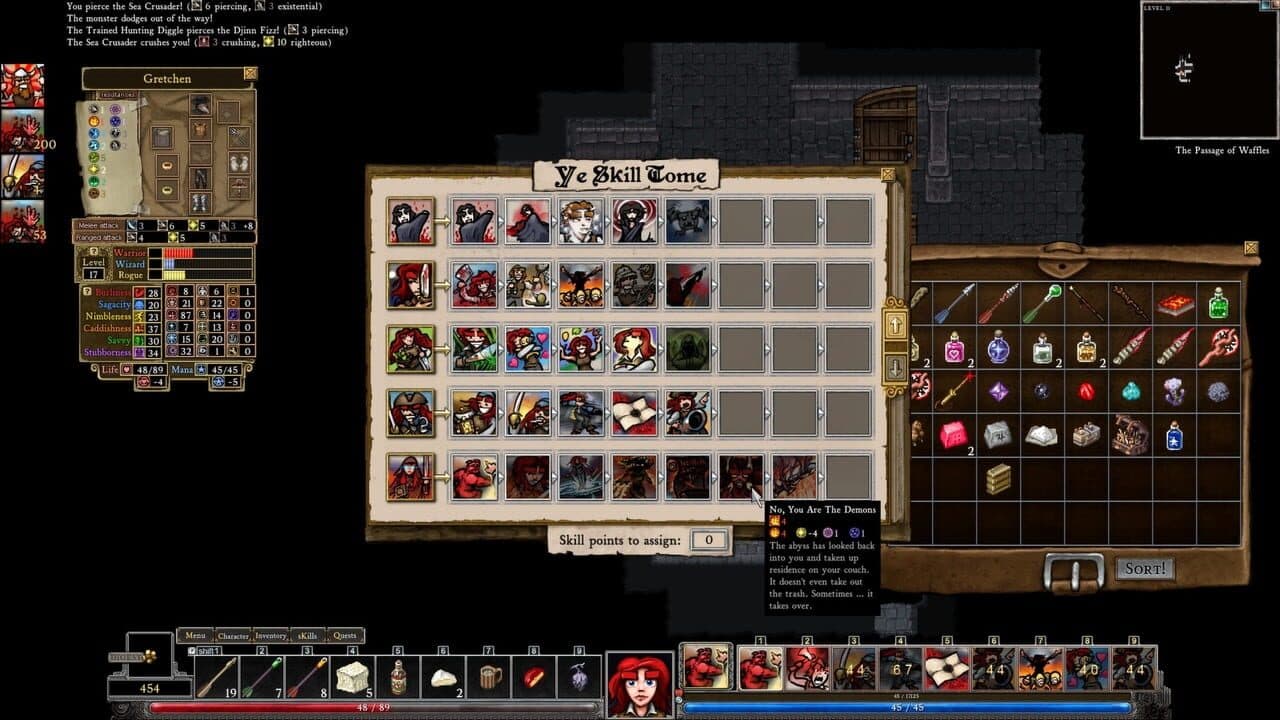 Dungeons of Dredmor: Realm of the Diggle Gods screenshot 1