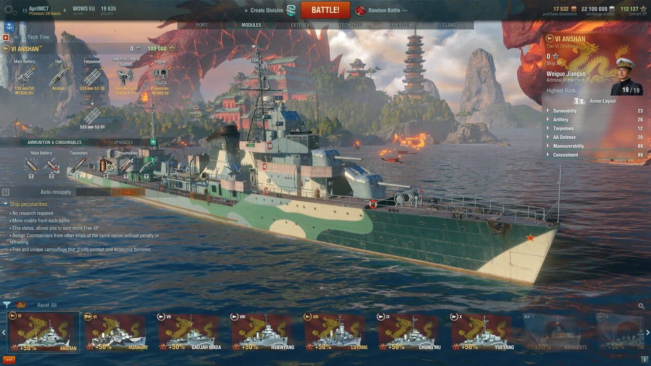 World of Warships: Anshan Pack thumbnail 4