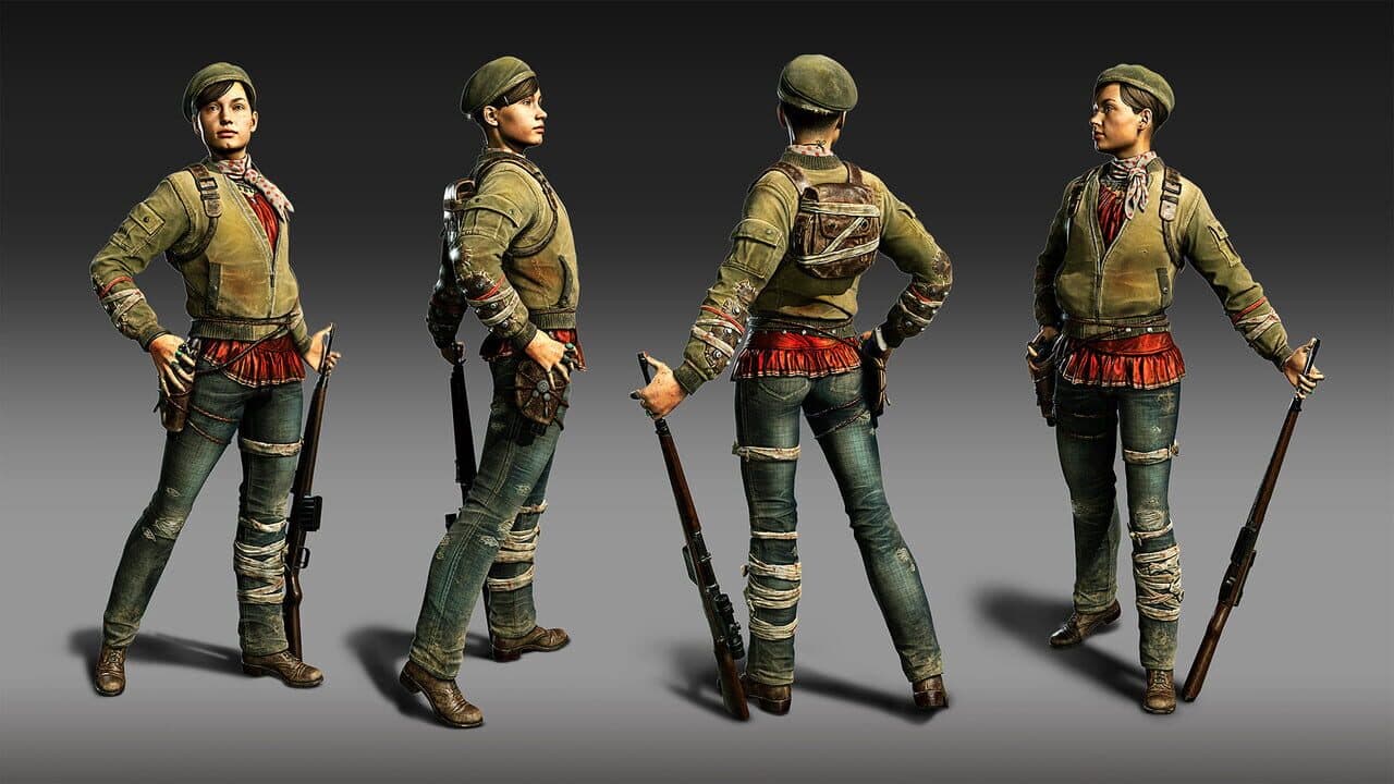 Zombie Army 4: Dead War - French Resistance Fighter Character thumbnail 2