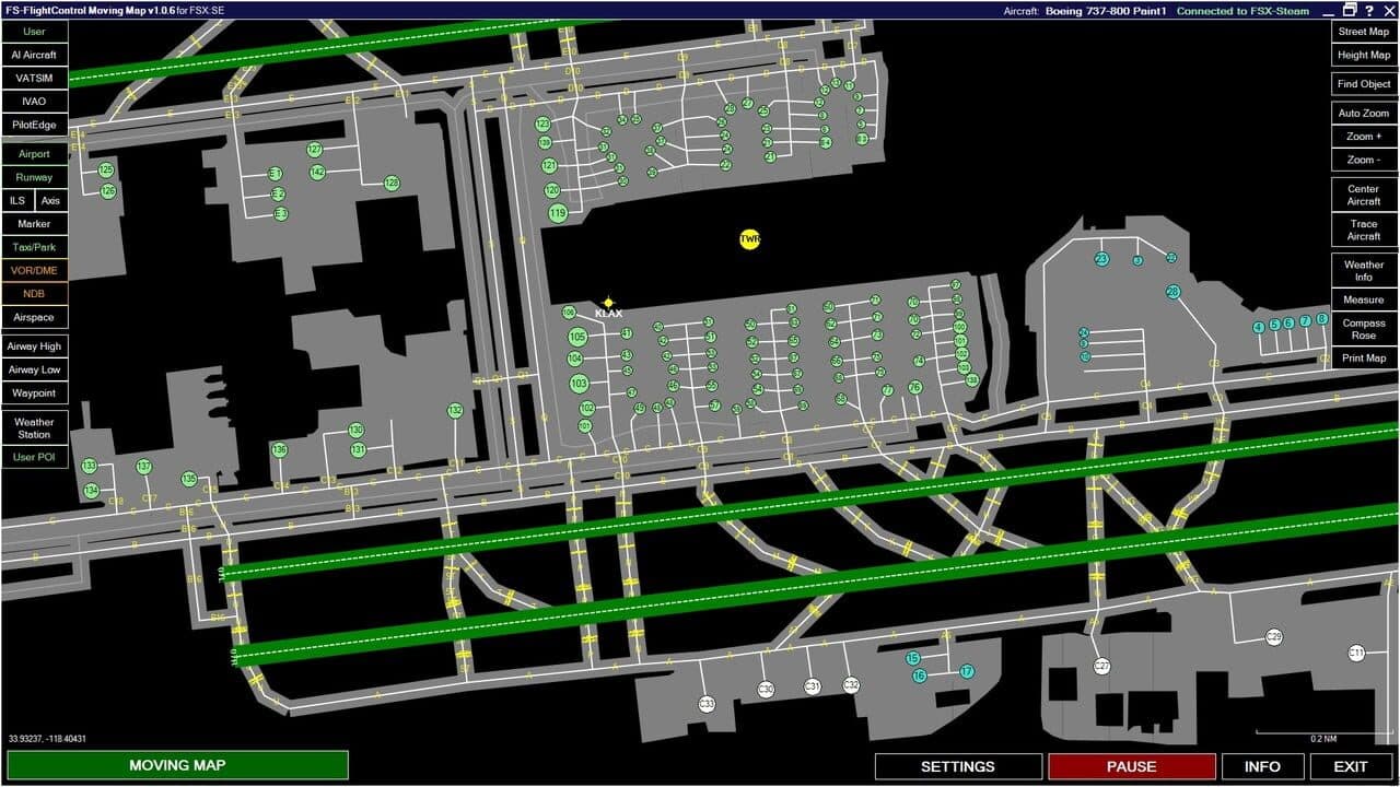 Microsoft Flight Simulator X: Steam Edition - Moving Map thumbnail 6