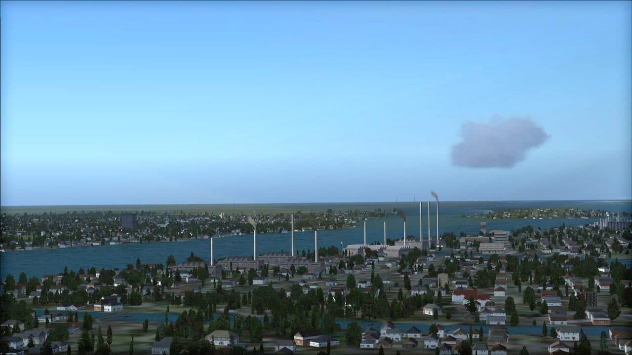 Microsoft Flight Simulator X: Steam Edition - US Cities: Detroit thumbnail 2