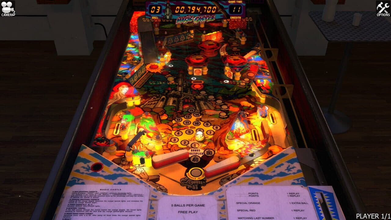 Zaccaria Pinball: Magic Castle Table thumbnail 3