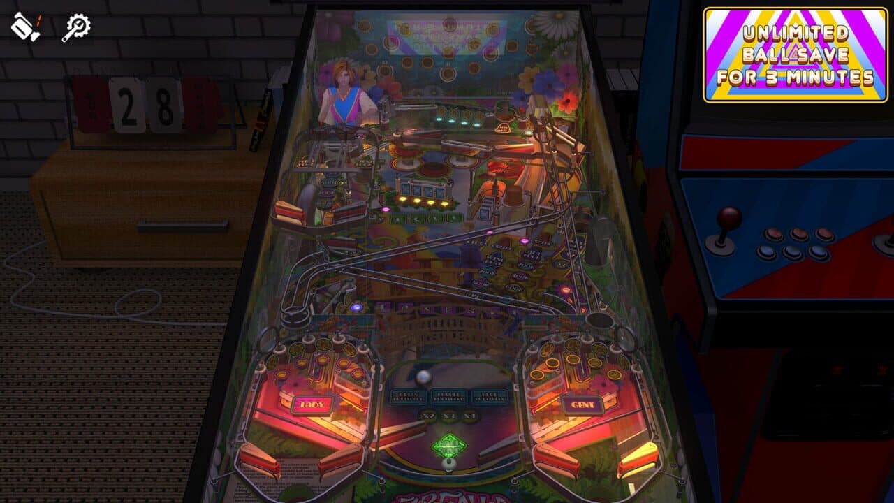 Zaccaria Pinball: Farfalla Deluxe Pinball Table screenshot 1