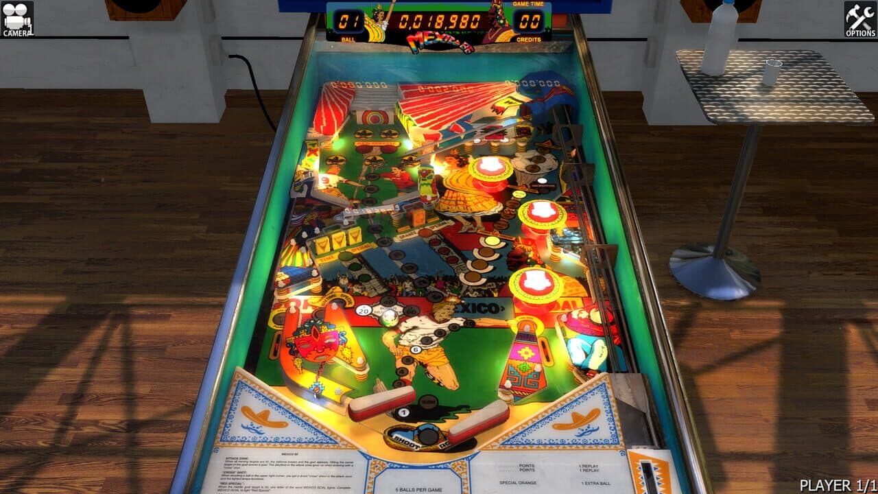 Zaccaria Pinball: Mexico '86 Table screenshot 1