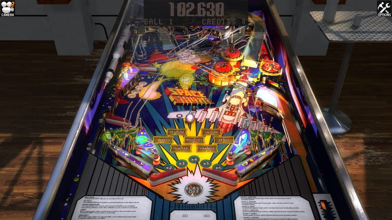 Zaccaria Pinball: Space Shuttle 2016 Table screenshot 1