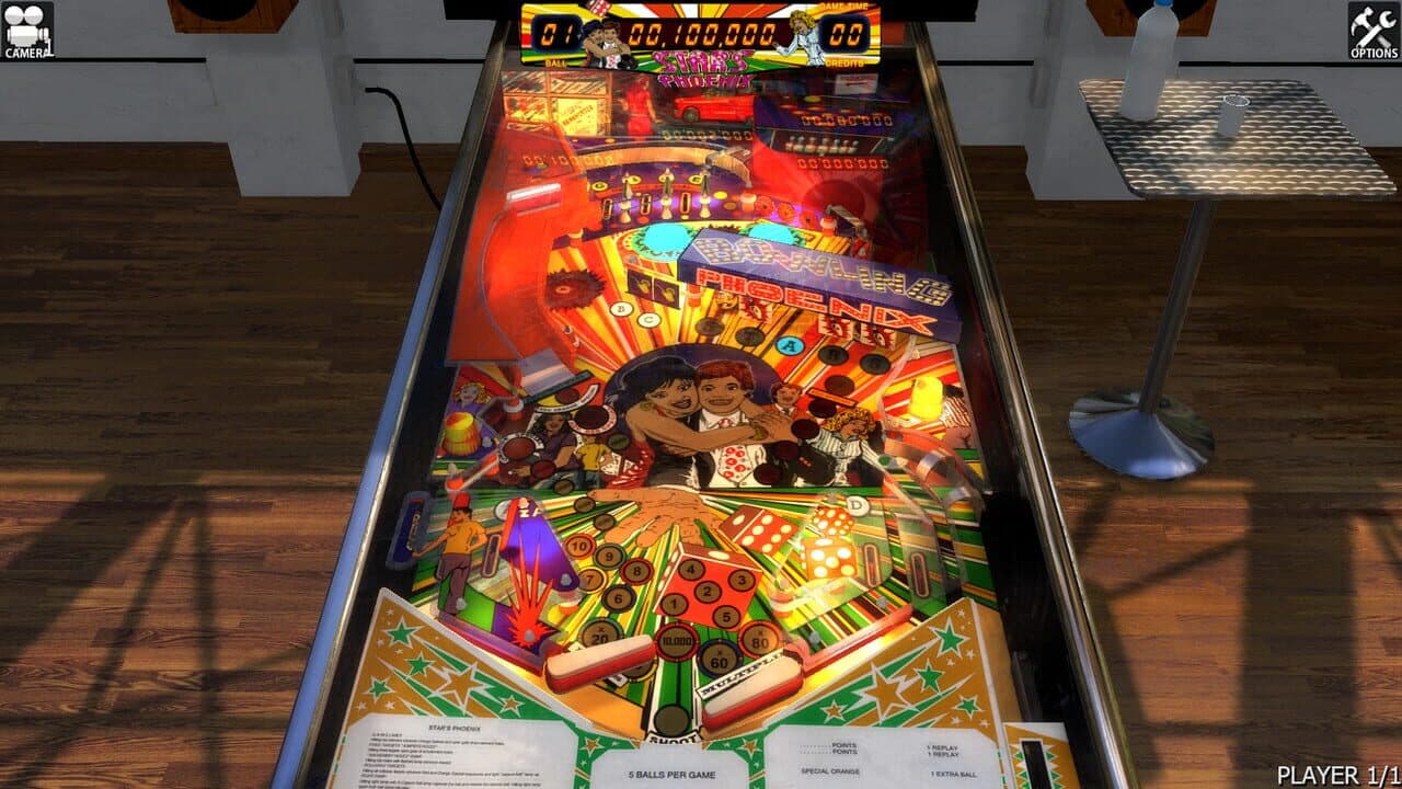 Zaccaria Pinball: Star's Phoenix Table screenshot 1