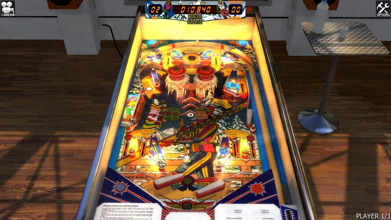 Zaccaria Pinball: Winter Sports Table screenshot 1
