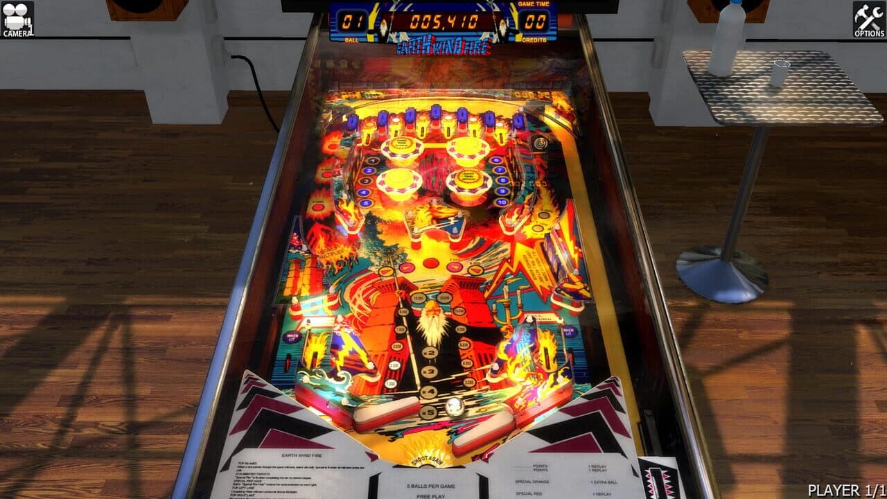 Zaccaria Pinball: Earth Wind Fire Table screenshot 1