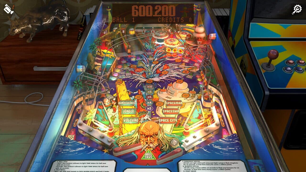 Zaccaria Pinball: Time Machine 2019 Table screenshot 1