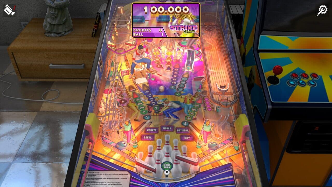 Zaccaria Pinball: Strike Deluxe Pinball Table screenshot 1