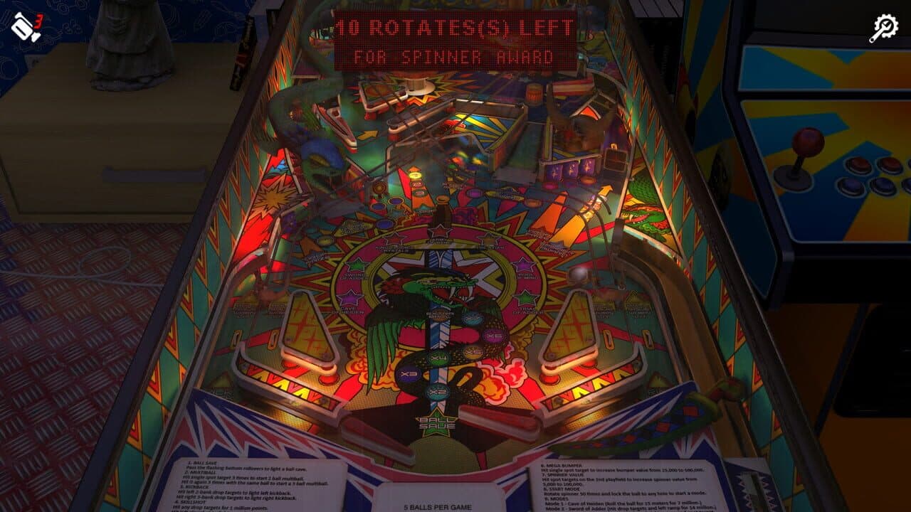 Zaccaria Pinball: Star God 2019 Table thumbnail 5