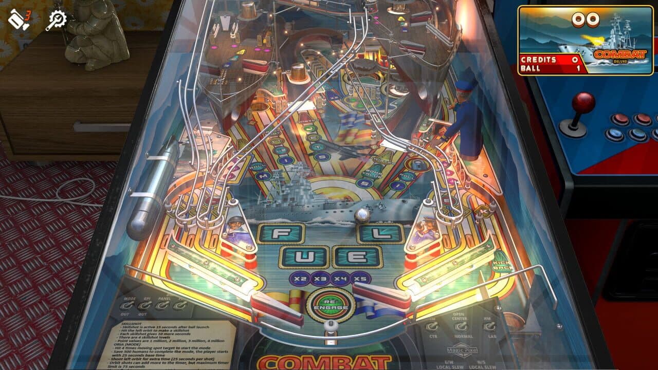 Zaccaria Pinball: Combat Deluxe Pinball Table thumbnail 3