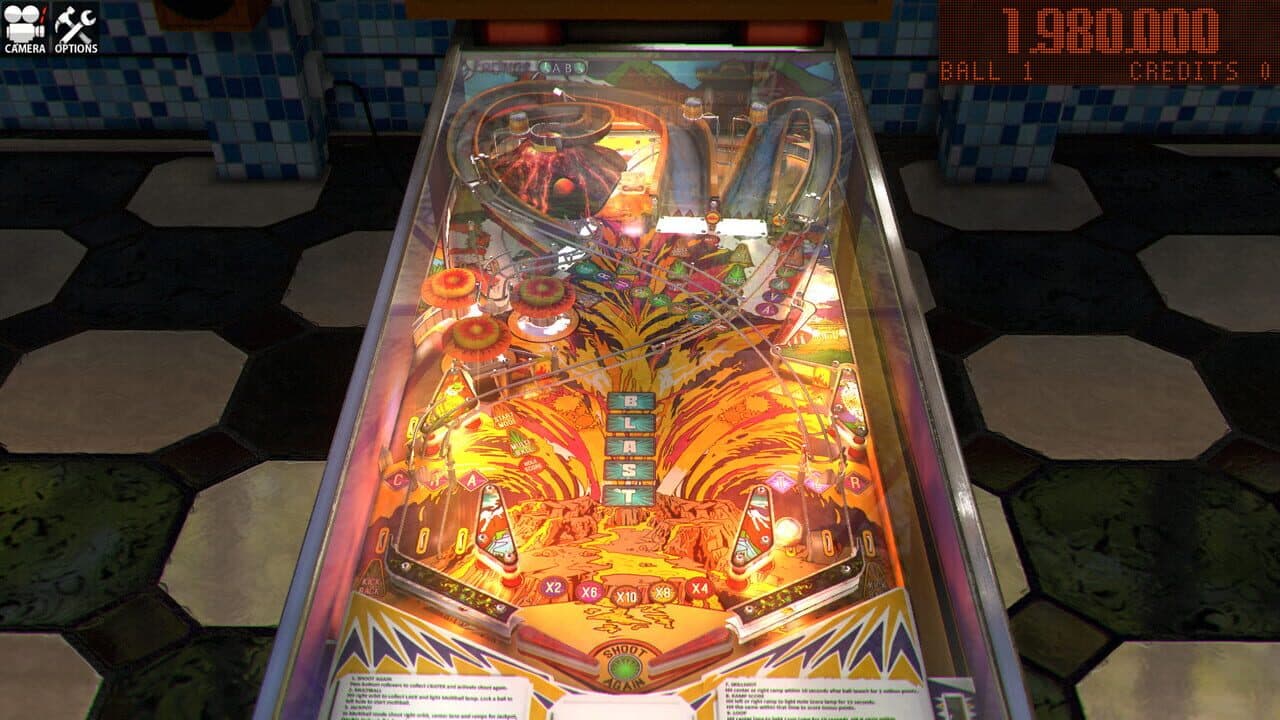Zaccaria Pinball: Fire Mountain 2019 Table screenshot 1