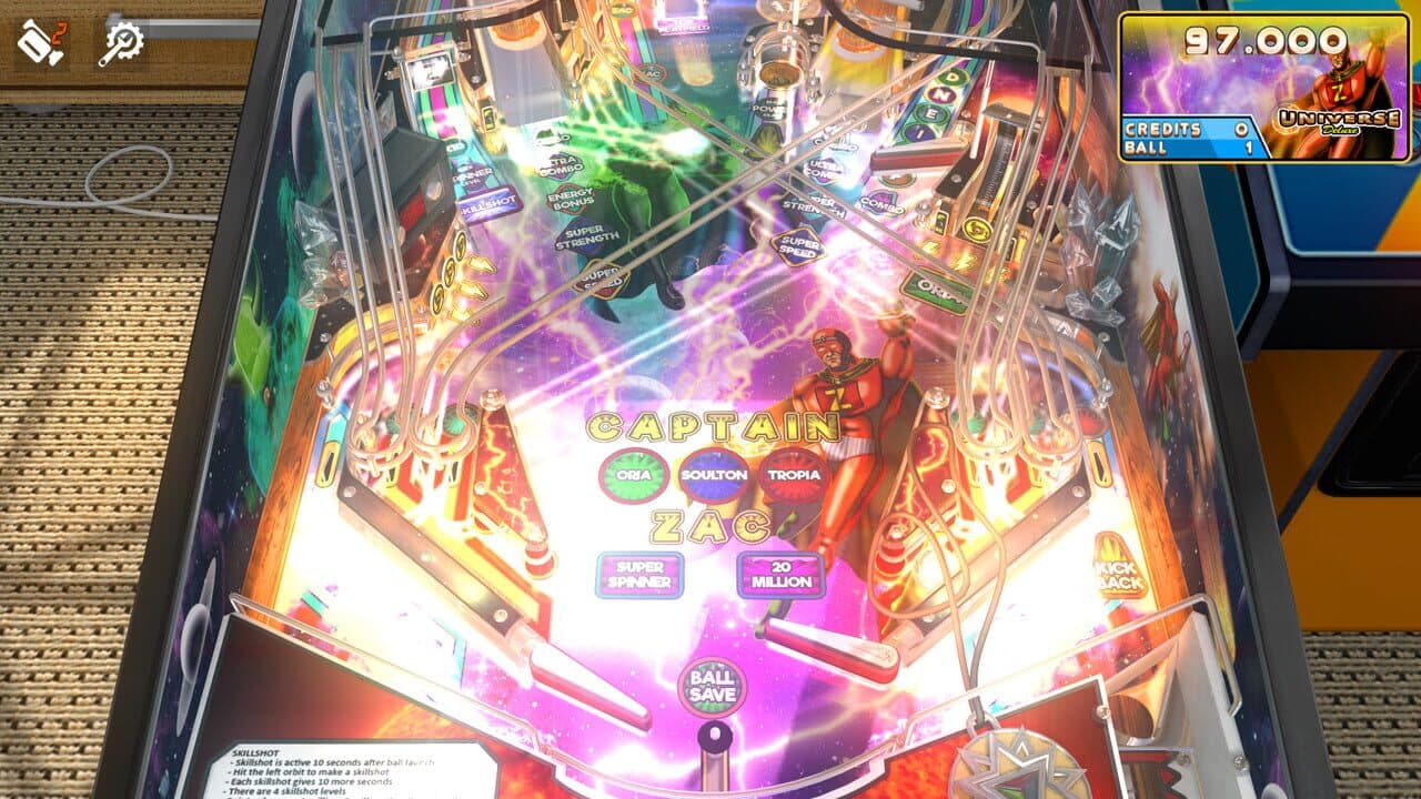 Zaccaria Pinball: Universe Deluxe Pinball Table thumbnail 3