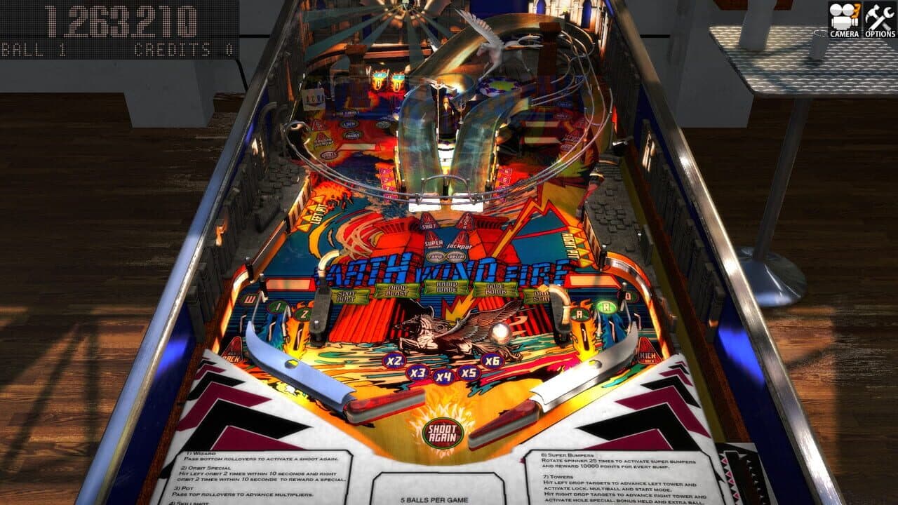 Zaccaria Pinball: Earth Wind Fire 2017 Table screenshot 1