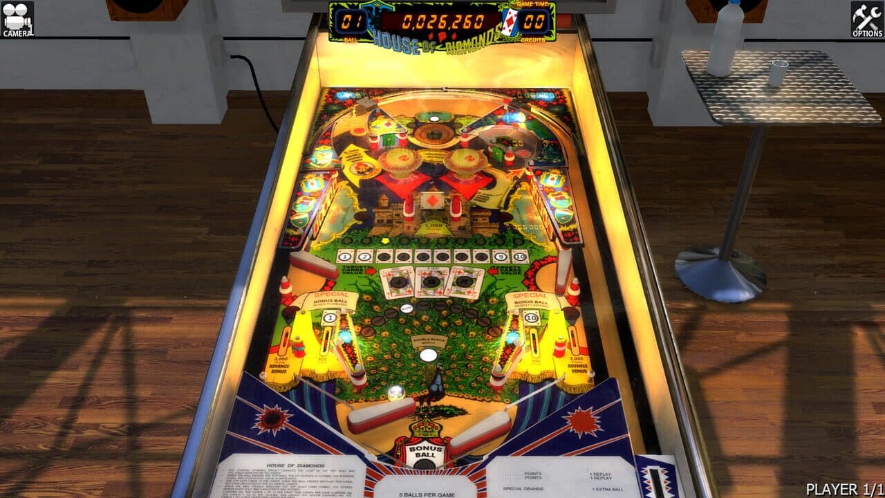 Zaccaria Pinball: House of Diamonds Table screenshot 1