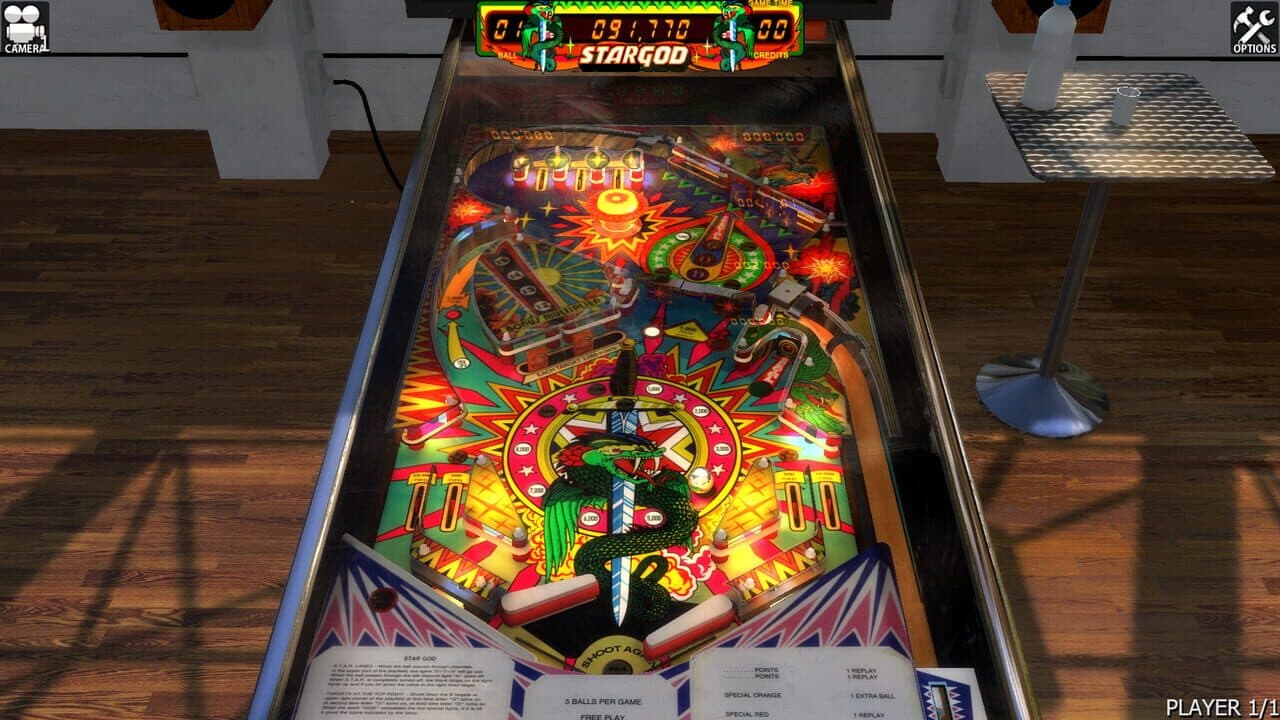 Zaccaria Pinball: Star God Table screenshot 1