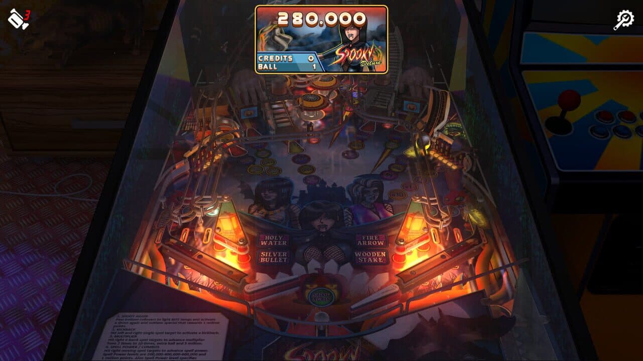 Zaccaria Pinball: Spooky Deluxe Pinball Table thumbnail 3