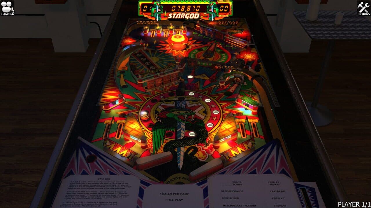 Zaccaria Pinball: Star God Table thumbnail 3