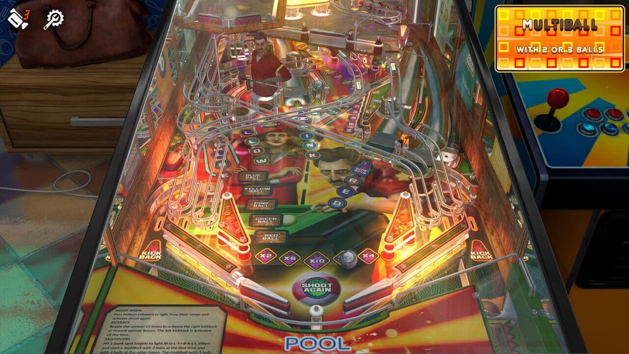 Zaccaria Pinball: Pool Champion Deluxe Pinball Table thumbnail 3